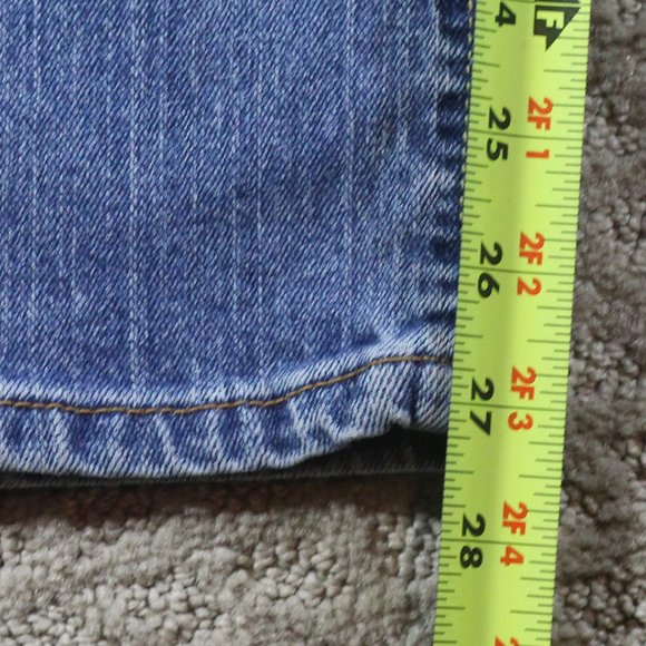 Vintage Levi's Straight Leg 505 Size 14 (32x27) Mid Rise Straight Leg Blue Jeans - Picture 5 of 5